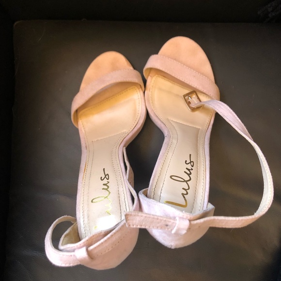 Lulus basic ankle strap heels - Picture 5 of 6